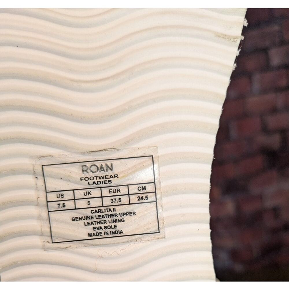 NWOT Roan by Bedstu Carlita II Tan Bone  Size 7.5 - Picture 6 of 9